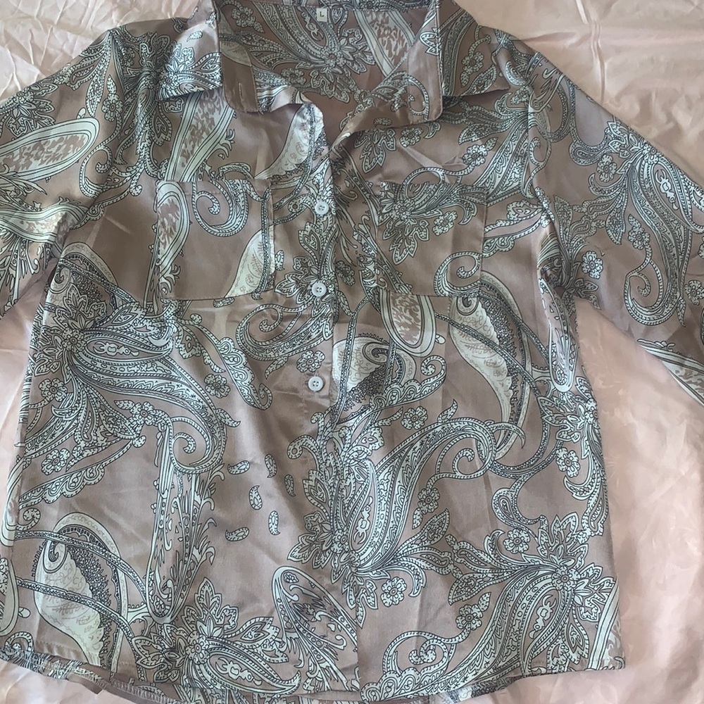 Long sleeve blouse